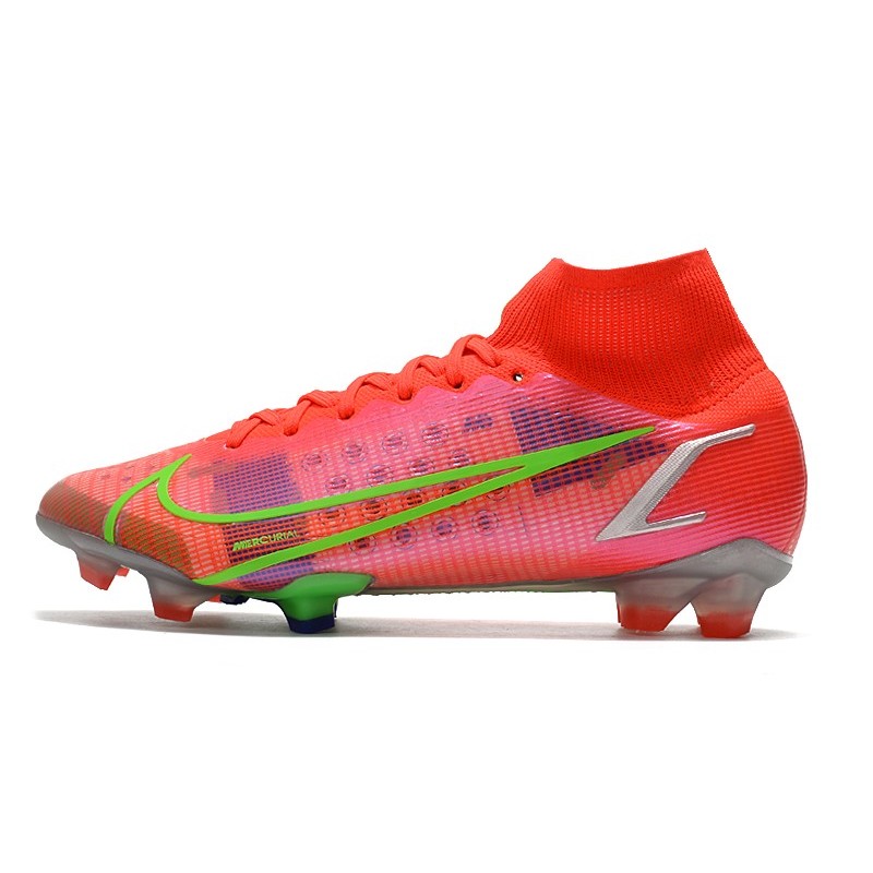 Nike Mercurial Superfly Elite FG Spectrum Červené stříbrný